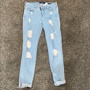 Hollister ripped jeans
